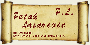 Petak Lašarević vizit kartica